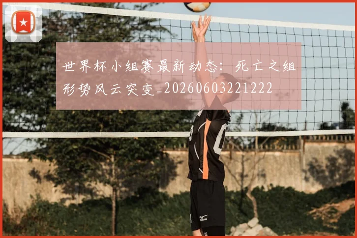 世界杯小组赛最新动态:死亡之组形势风云突变_20260603221222